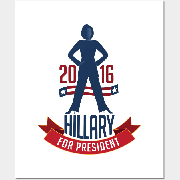 Hillary Clinton for President Wall Art by hillaryforpresident